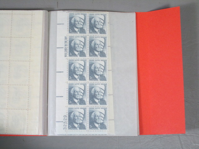 Vtg US Stamp Mint Block File Collection Lot CMC Booklet Albums 1 To 50 Cent $85+ 2