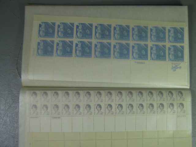 VTG US Stamp Block Lot Collection White Ace Mint Plate File 8c 10c 13c 15c 18c 6