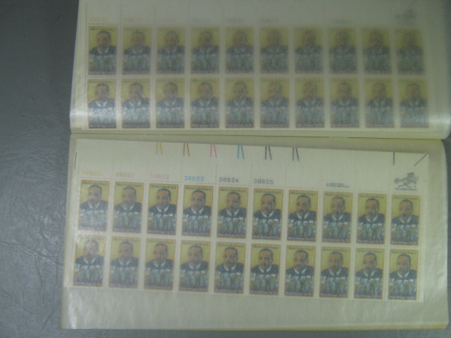 VTG US Stamp Block Lot Collection White Ace Mint Plate File 8c 10c 13c 15c 18c 7
