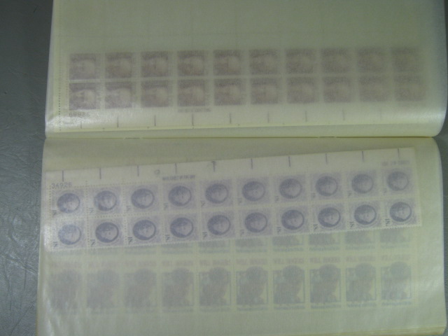 VTG US Stamp Block Lot Collection White Ace Mint Plate File 8c 10c 13c 15c 18c 9