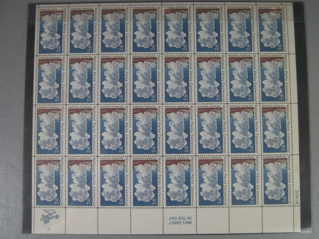 Vintage US Stamp Mint Block Sheet Collection Lot 4 To 21 Cent $86+ Face Value NR 14
