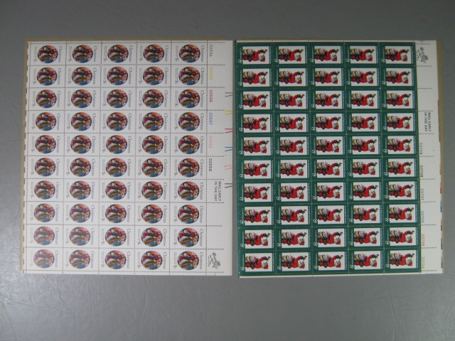 Vintage US Stamp Mint Collection Lot 8 Cent Sheets Blocks $83+ Face Value No Res 7
