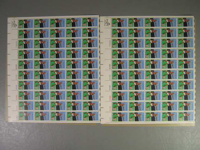 Vintage US Stamp Mint Collection Lot Block Sheets 10 Cents $76+ Face Value NR! 1