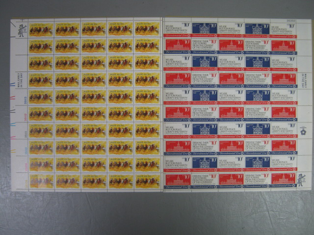 Vintage US Stamp Mint Blocks Sheets Collection Lot 8 Cents $ 116 Face Value NR! 3