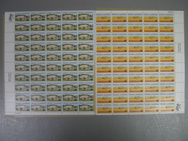 Vintage US Stamp Mint Blocks Sheets Collection Lot 8 Cents $ 116 Face Value NR! 9