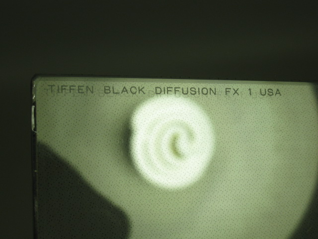 Tiffen 4x4 Black Diffusion FX 1 Glass Camera Camcorder Filter + Pouch W44DDFX1 3