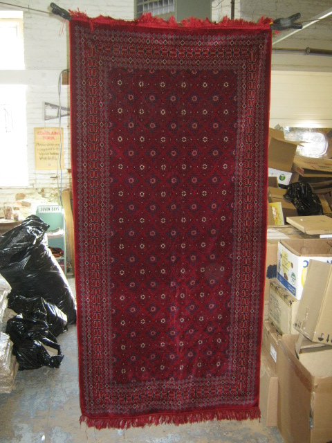 Red Afghan Persian Oriental Wool Silk Rug Runner Area Carpet Rokha Panjshir NR!
