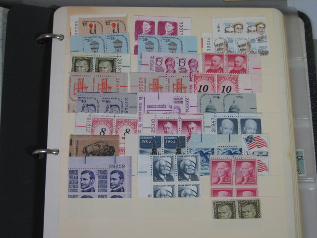 Vtg US Stamp Collection Blocks Envelopes + Scott 1st Day Covers Album Lot $160+ 1