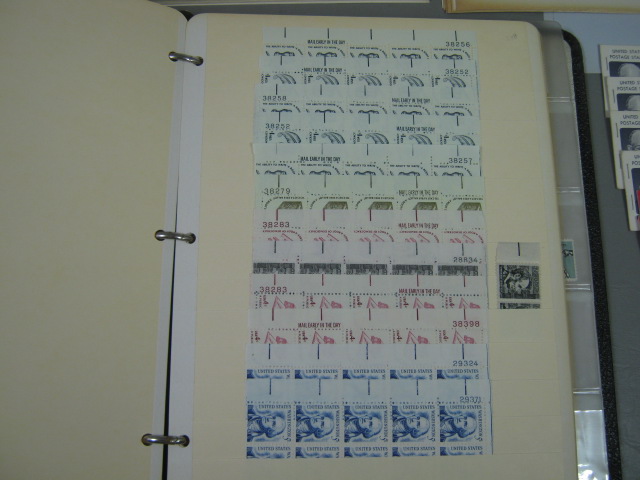 Vtg US Stamp Collection Blocks Envelopes + Scott 1st Day Covers Album Lot $160+ 4