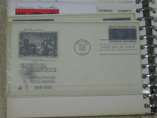 Vtg US Stamp Collection Blocks Envelopes + Scott 1st Day Covers Album Lot $160+ 19