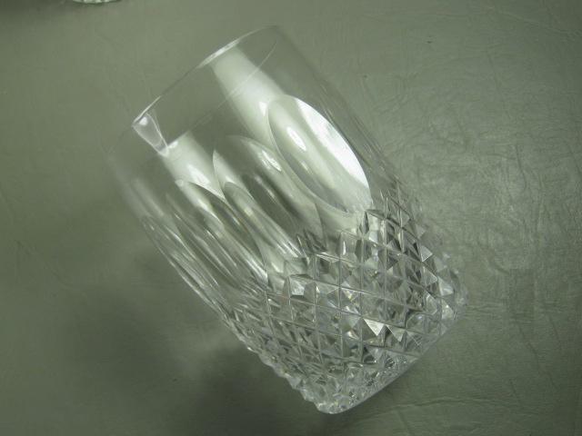 6 Waterford Crystal Colleen Flat Water Tumbler Glasses Set Lot 4.5" 4 1/2" 12 oz 1