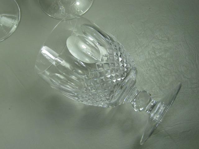 7 Waterford Cut Irish Crystal Colleen Short Stem Water Goblets Glasses Set Lot 1