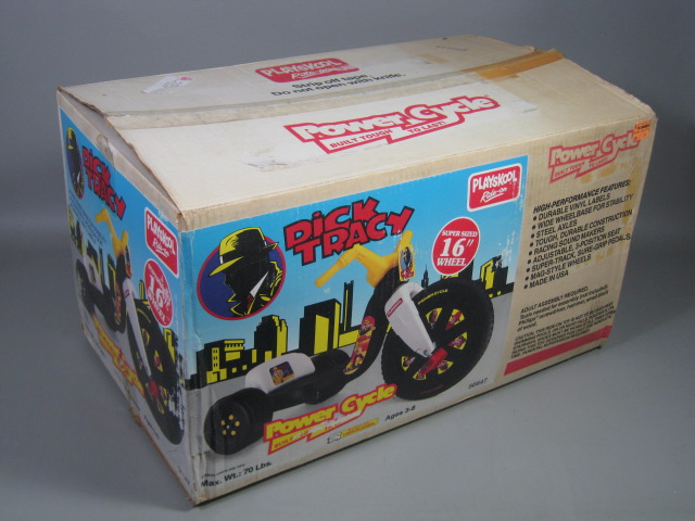 RARE Vtg NOS Dick Tracy Movie Playskool Power Cycle Hot Wheels Toy NEVER OPENED!