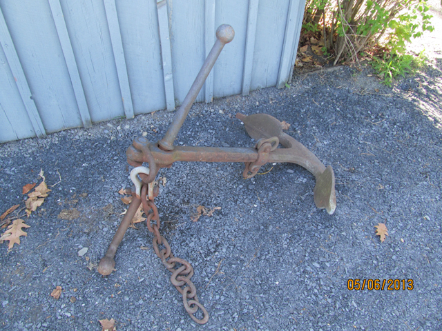 Antique 1919 B.A. & Co. 155 Pound US U.S. Navy Naval Military Boat Ship Anchor 1