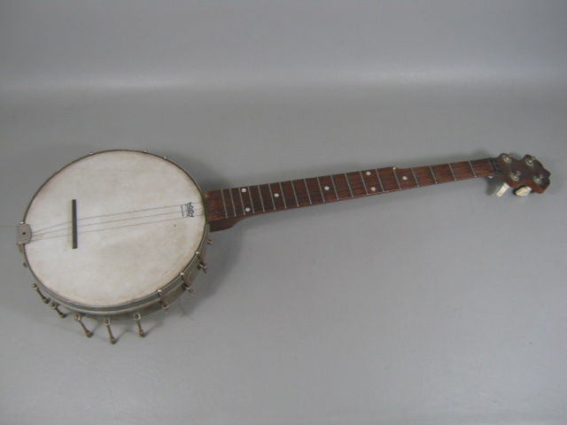 Vintage SS Stewart 2D Grade 5 String Banjo Open Back 19 Frets Remo Parts/Repair 1