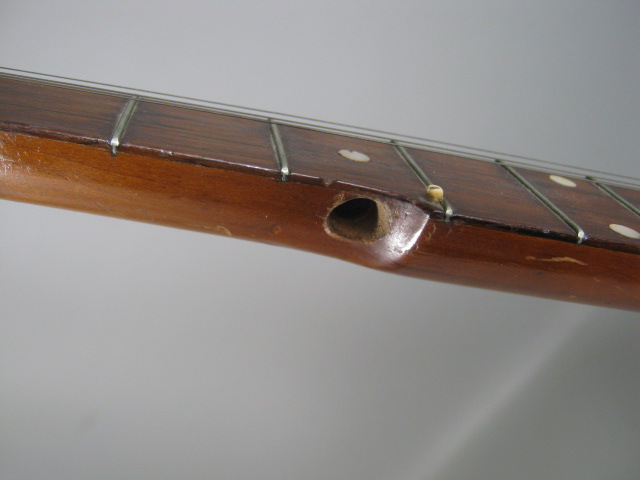 Vintage SS Stewart 2D Grade 5 String Banjo Open Back 19 Frets Remo Parts/Repair 15