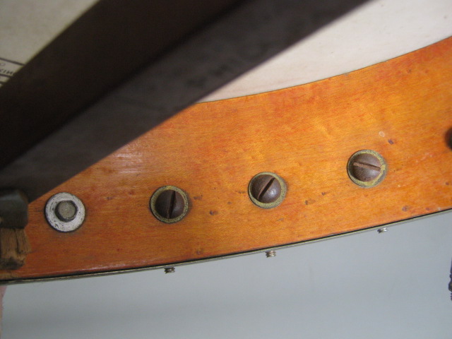 Vintage SS Stewart 2D Grade 5 String Banjo Open Back 19 Frets Remo Parts/Repair 16
