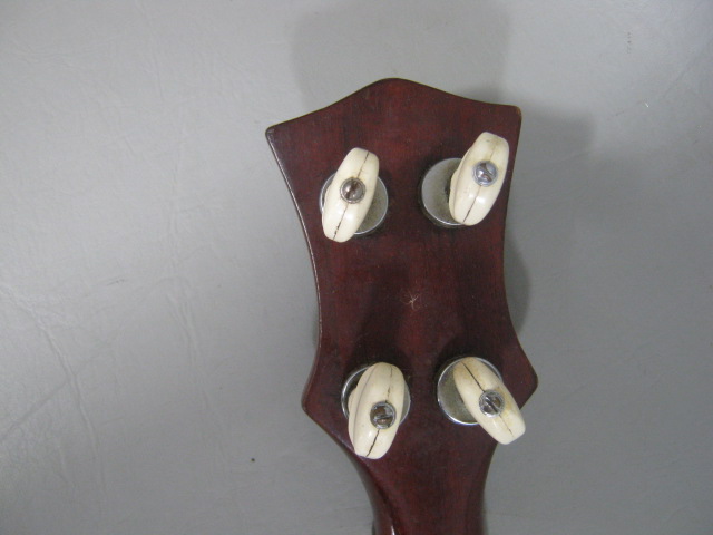 Unmarked 4 String Banjo Open Back MOP Dice Numbers Inlay 22 Frets Raised Head NR 6