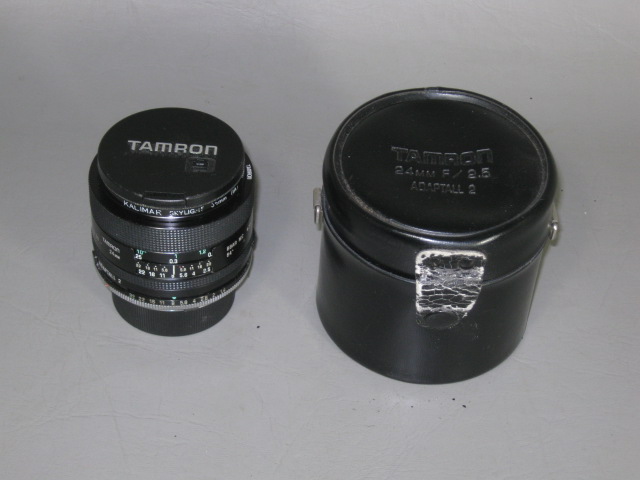 Tamron 24mm 1:2.5 Lens O1B With Adaptall 2 For Minolta MD 35mm SLR Film Camera