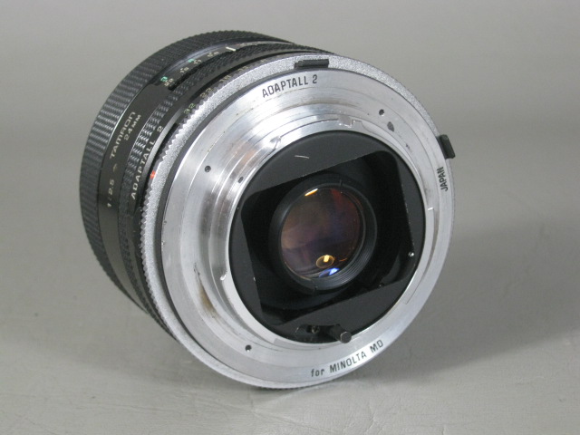 Tamron 24mm 1:2.5 Lens O1B With Adaptall 2 For Minolta MD 35mm SLR Film Camera 4