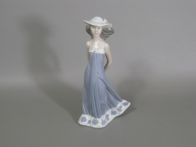 Vtg Lladro Figurine 5644 Susan Girl W/ Hat + Flower On Dress 8.25" Daisa 1989 NR