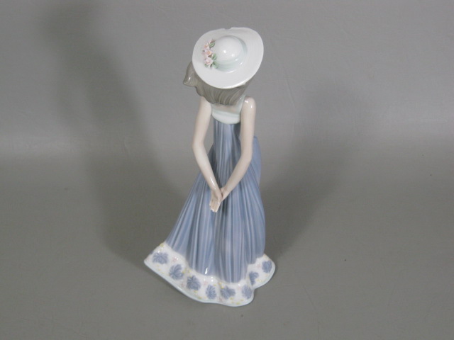 Vtg Lladro Figurine 5644 Susan Girl W/ Hat + Flower On Dress 8.25" Daisa 1989 NR 3