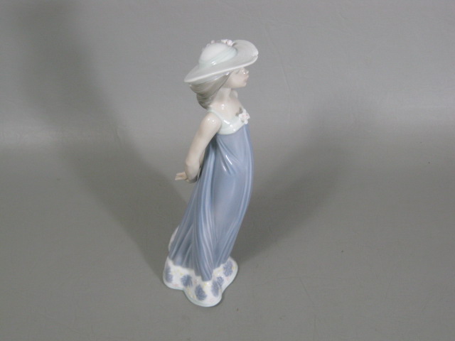 Vtg Lladro Figurine 5644 Susan Girl W/ Hat + Flower On Dress 8.25" Daisa 1989 NR 4