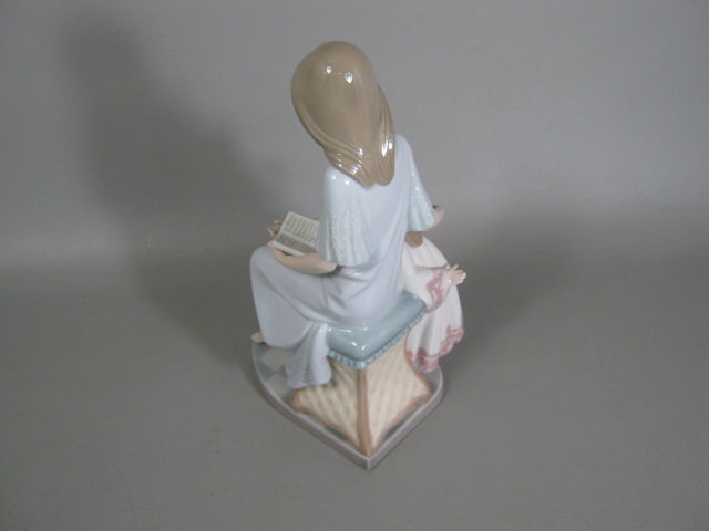 Vtg Lladro Figurine 5457 Bedtime Story Mother W/ Daughter Girl Child 10.5" Daisa 3