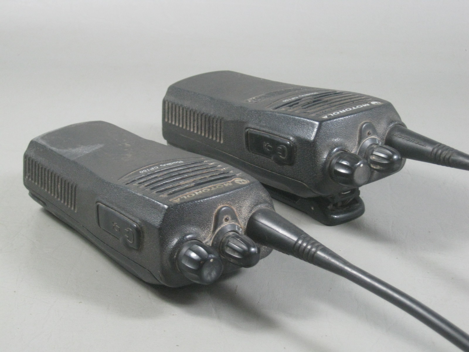 2 Motorola Radius CP150 UHF Narrow Band 2-Way Commercial Radios Tested + Working 2