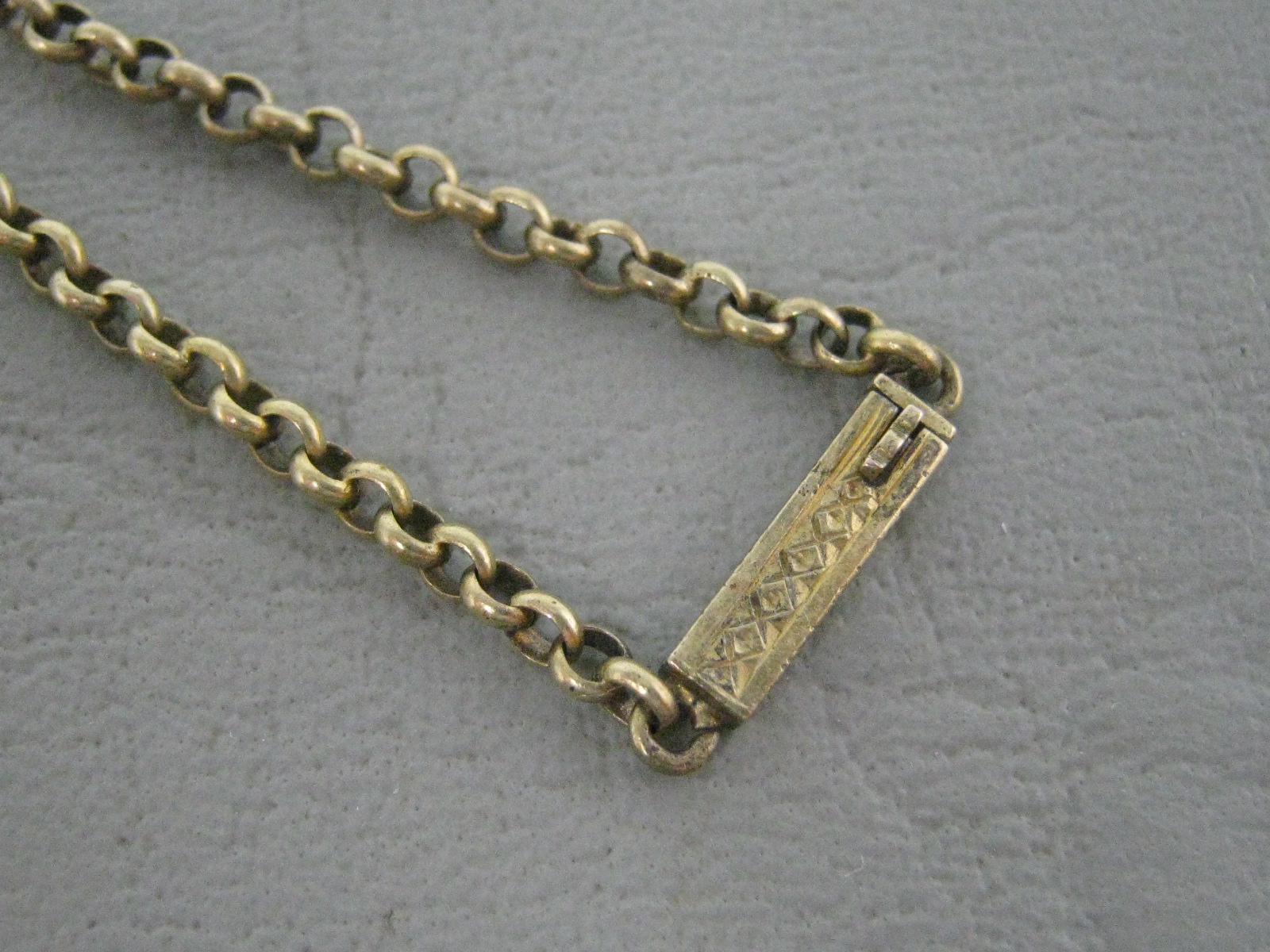 Vintage Antique 585 14K Gold Pendant & Chain w/Oval Amethyst Gemstone No Reserve 8