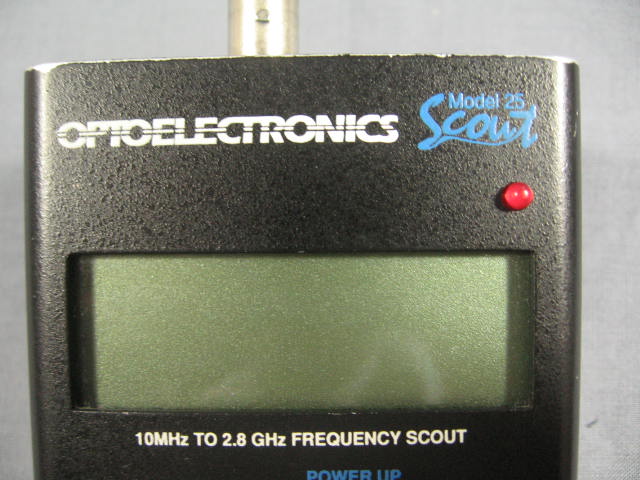 Optoelectronics Scout 25 Frequency Counter Recorder NR! 2