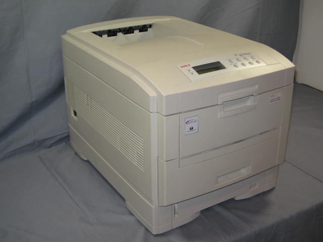 Okidata Oki C7300 Color Laser Network Printer W/Card NR 2