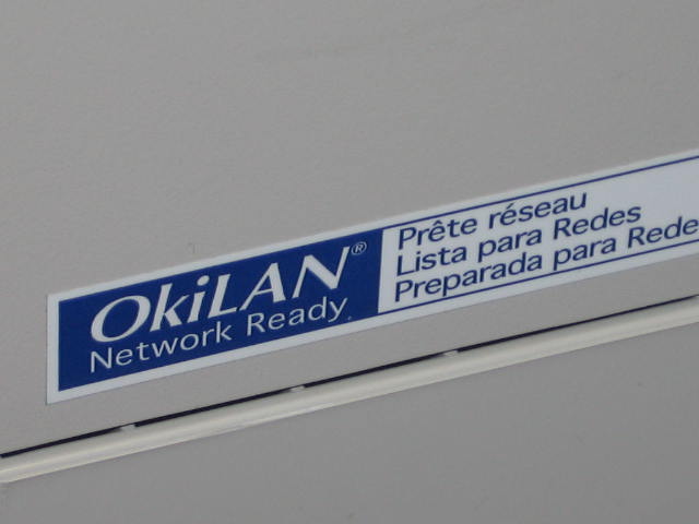 Okidata Oki C7300 Color Laser Network Printer W/Card NR 8