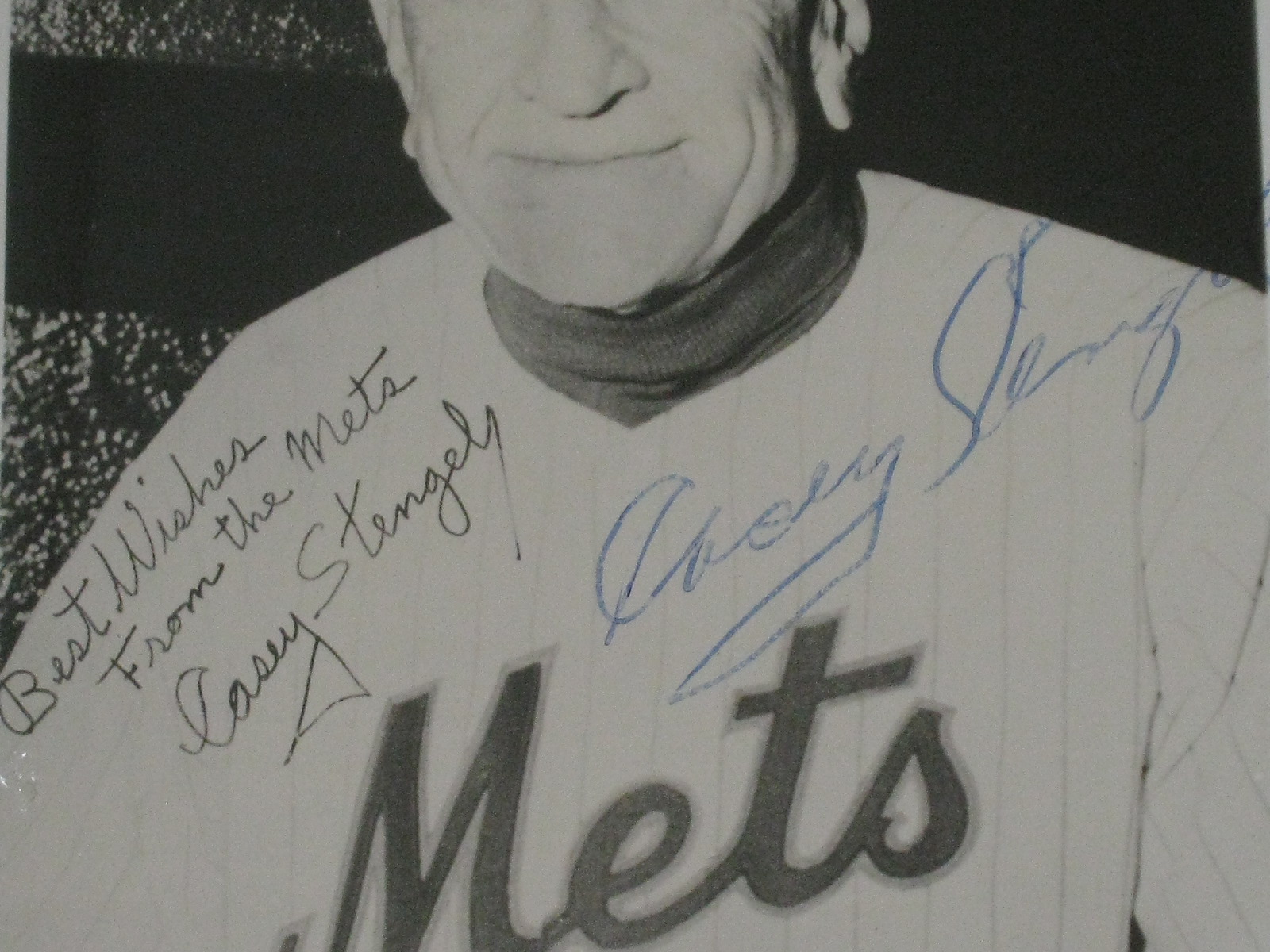 Rare Original Casey Stengel Signed 1964 NY Mets Letter + Photo 2 Autographs! NR! 6