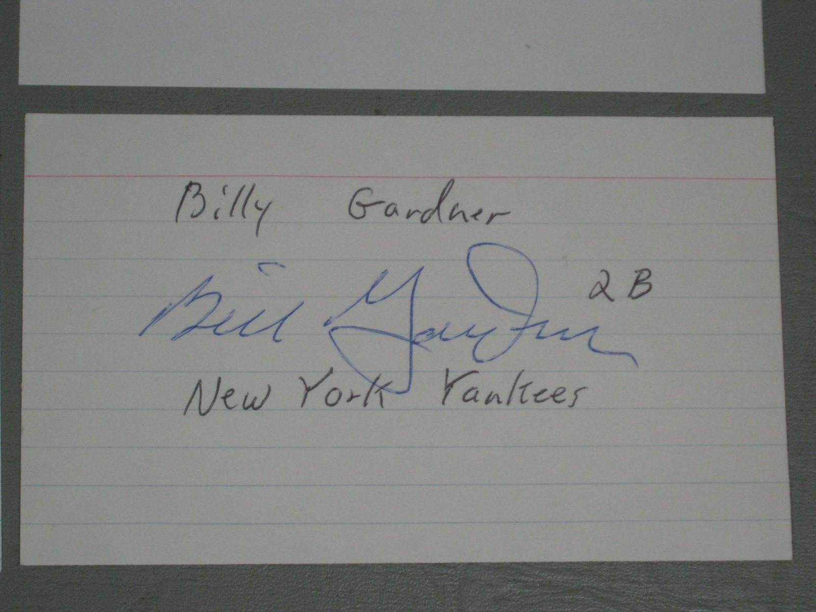 185 Vtg NY Yankees Baseball Player Signed Autograph Card Lot 1940s-90s HOF + NR! 3