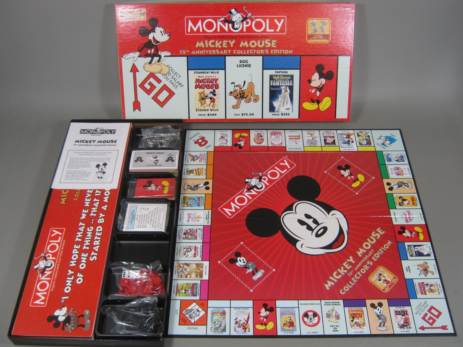 2 Monopoly Games Mickey Mouse 75th Anniversary & Muppets Collectors Editions NR! 2