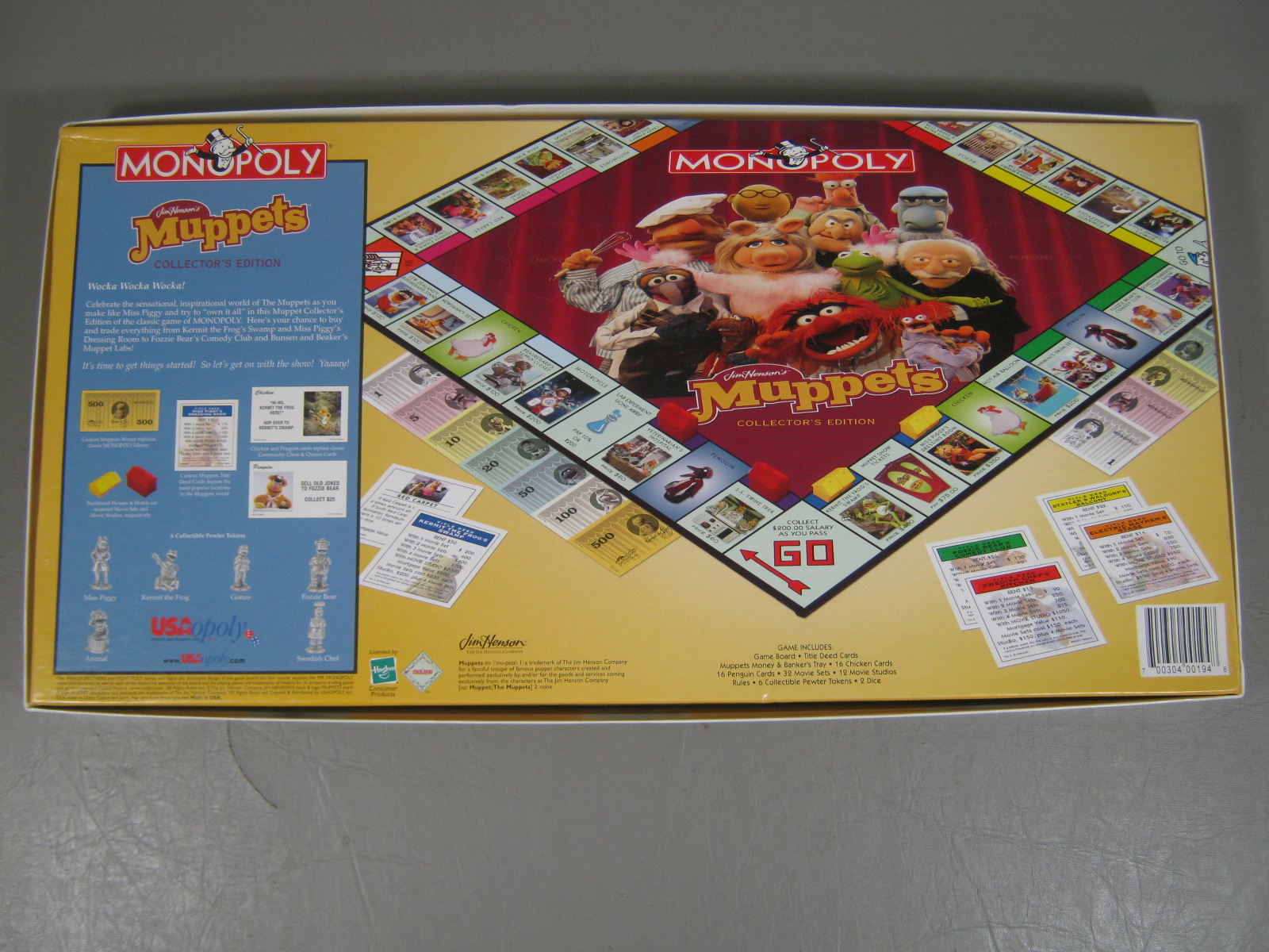 2 Monopoly Games Mickey Mouse 75th Anniversary & Muppets Collectors Editions NR! 6