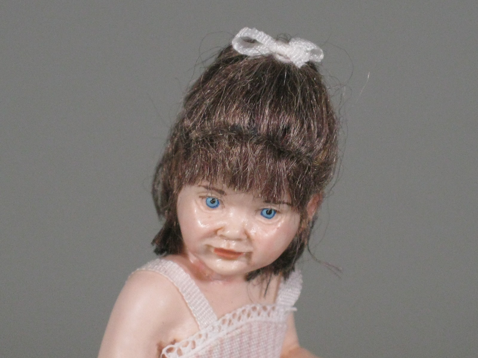 Susan Scogin Limited Edition Artist Doll Toddler Girl Resin Dollhouse Miniature 4