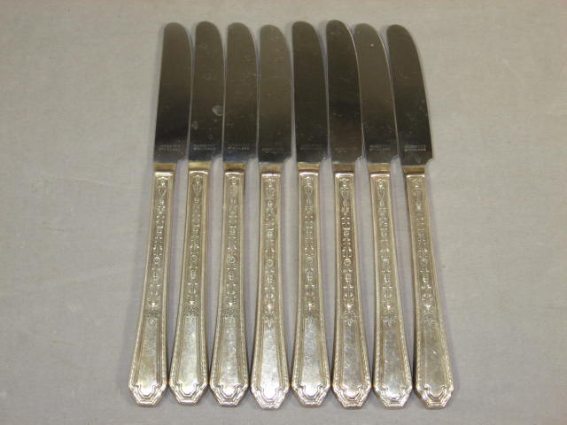 Vintage Rogers Silverplate Flatware Set + Small Spoons 8