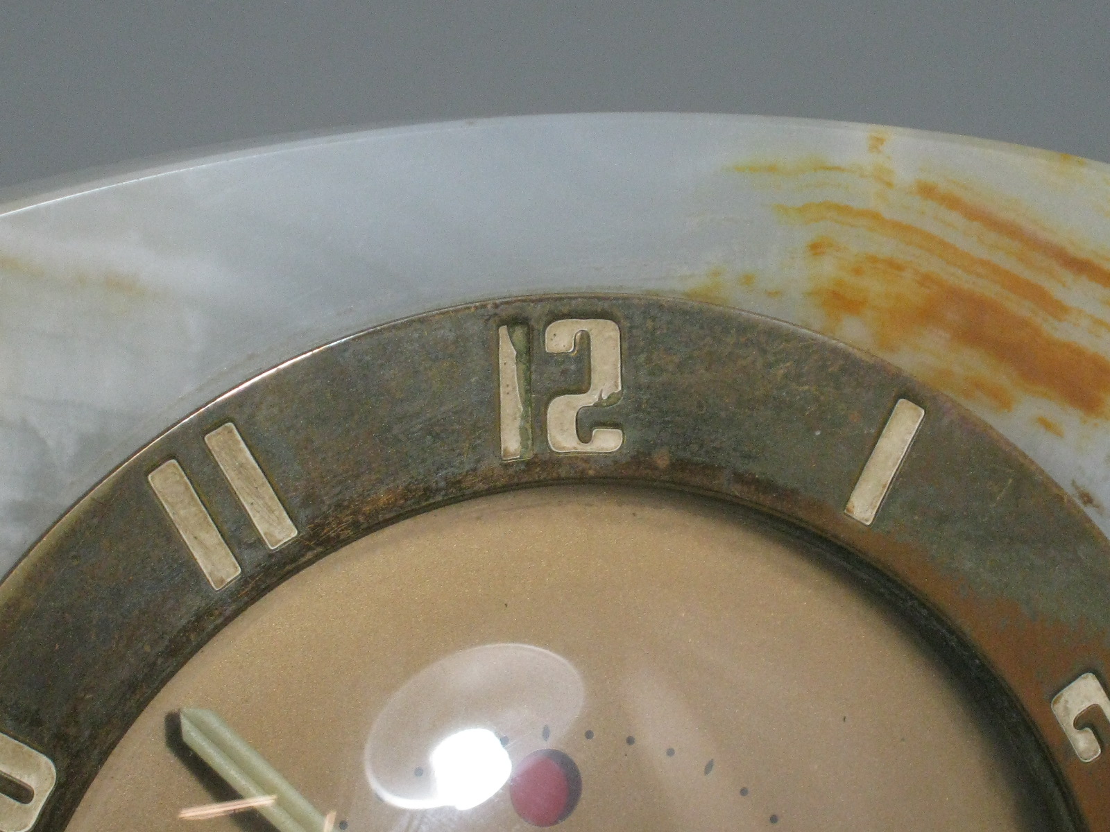 Vtg 1930s General Electric GE Onyx Art Deco Telechron Alarm Clock Model 7H104 NR 1