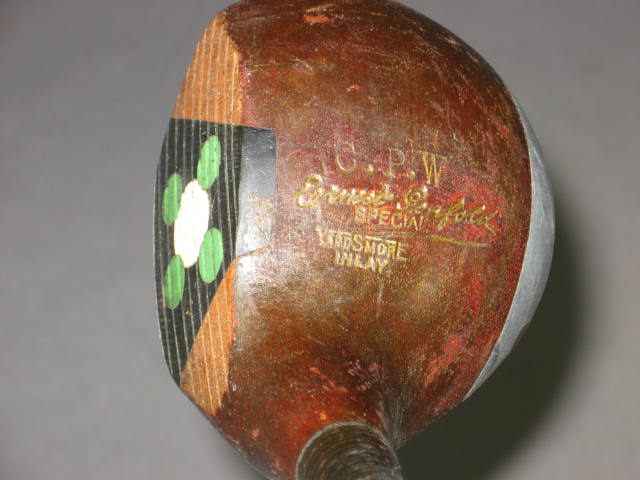 Vintage 1925 MacGregor Yardsmore Inlay Golf Clubs Set 6