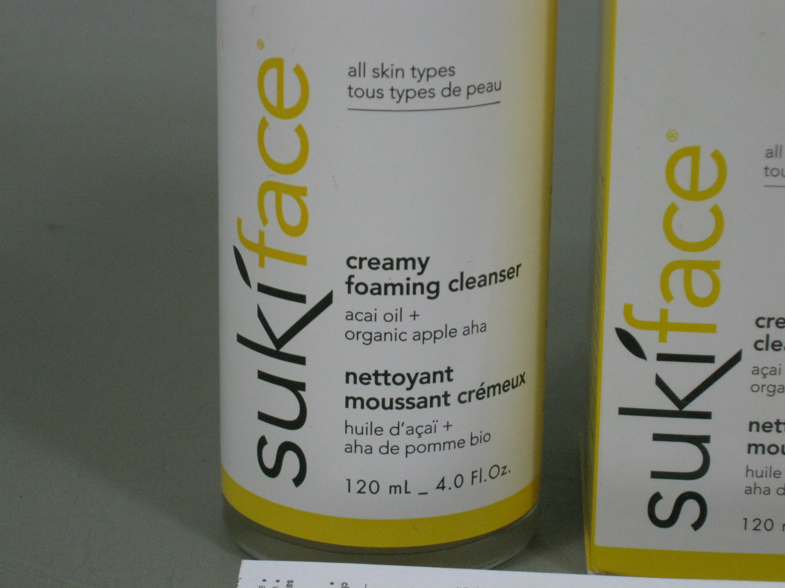 2 NEW Bottles Sukiface Creamy Foaming Cleanser + Transformative Cleansing Clay 1