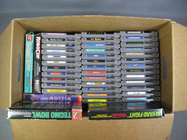 45 Nintendo NES Game Lot Ninja Gaiden 1-3 Final Fantasy