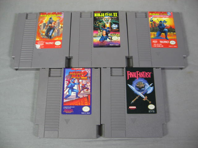 45 Nintendo NES Game Lot Ninja Gaiden 1-3 Final Fantasy 3