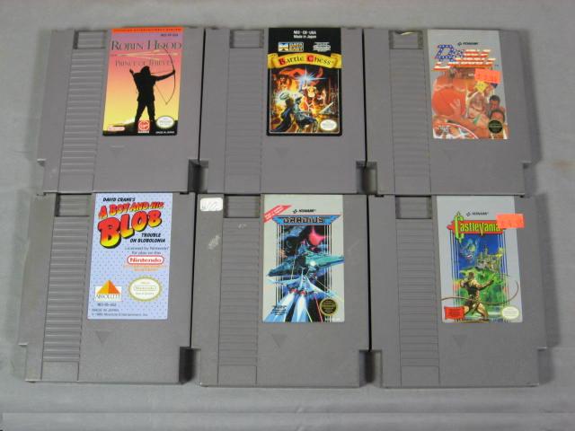 45 Nintendo NES Game Lot Ninja Gaiden 1-3 Final Fantasy 4