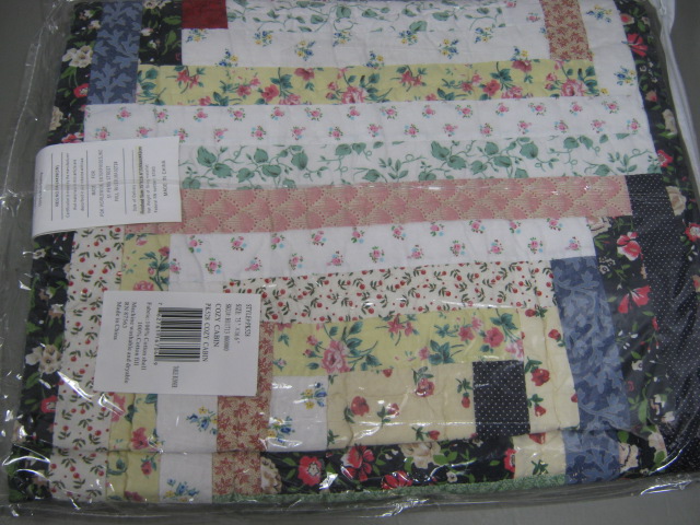 Large New Quilts Throws Shams Lot Table Runners Amish Floral QVC Hand Crafted NR 9