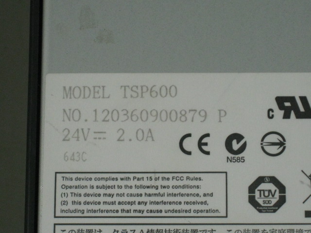 Honeywell Metrologic Orbit MS7120 Barcode Scanner Slot Reader Thermal Printer NR 8