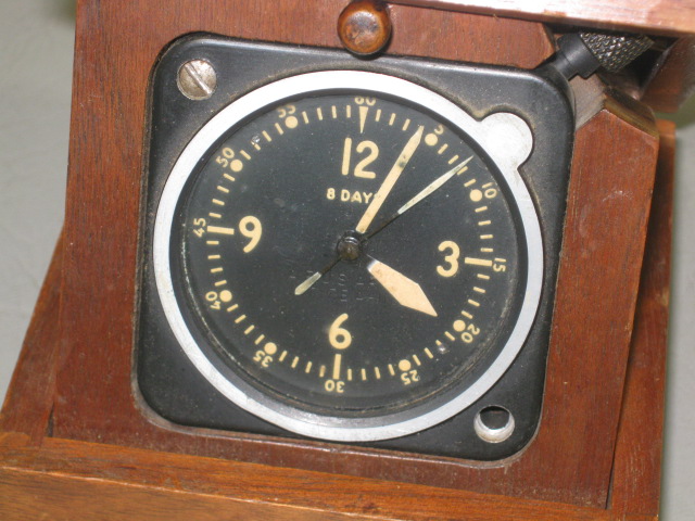 WW2 Military US Army Air Force A-11 8-Day Aircraft Clock Bulova Elgin Waltham NR 1