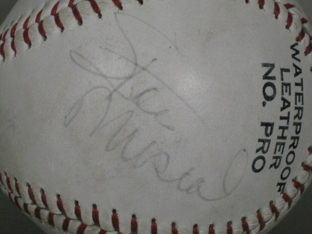 Signed Autograph HOF Baseball Lefty Gomez Hank Aaron Stan Musial Pee Wee Reese + 5
