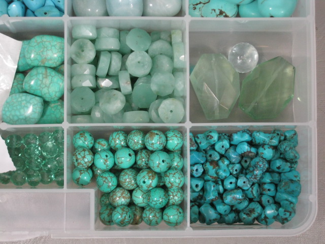 Jewelry Making Supplies Bead Lot Turquoise Malachite Agate Glass Gemstone 9lbs 3